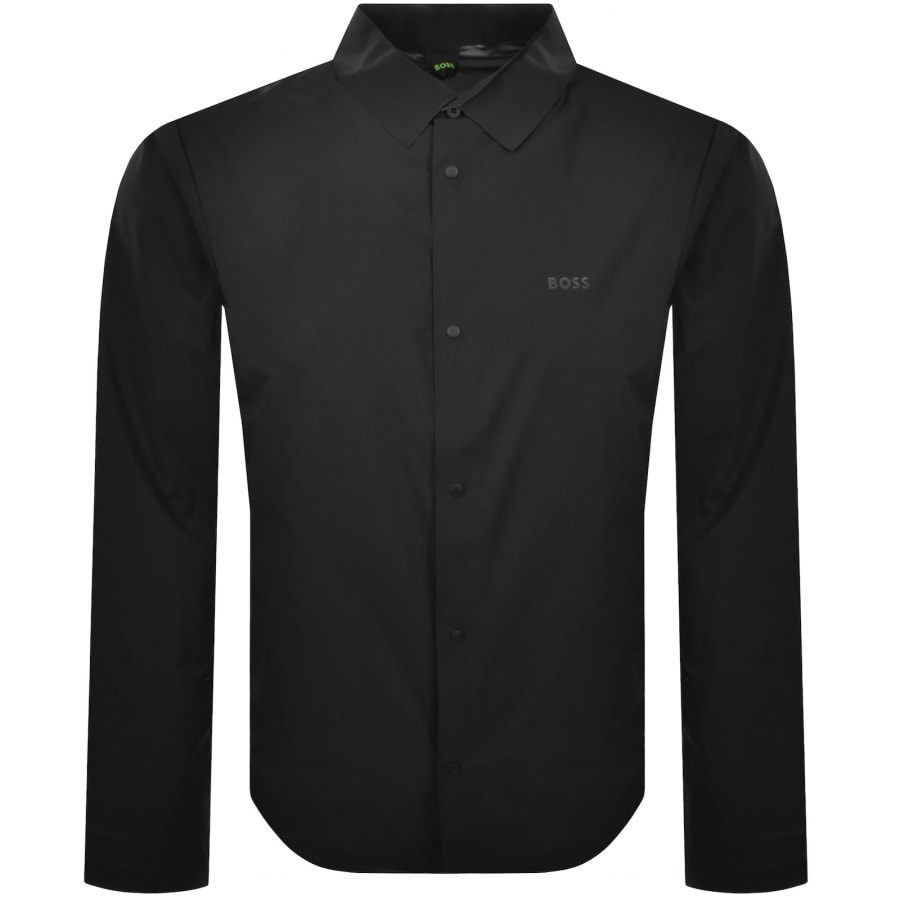 BOSS L Sol Overshirt Black | Mainline Menswear gb